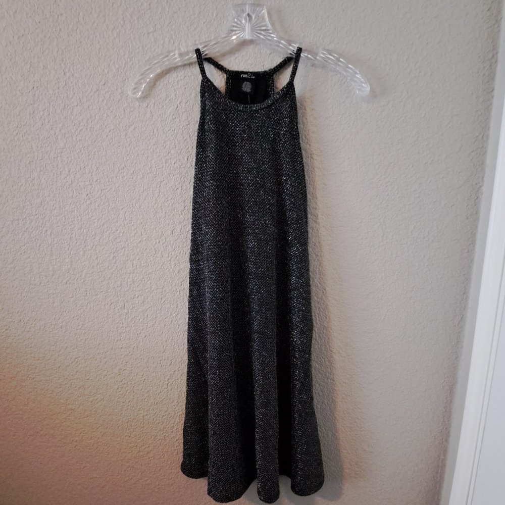 Shimmer Flowing Mini Party Dress